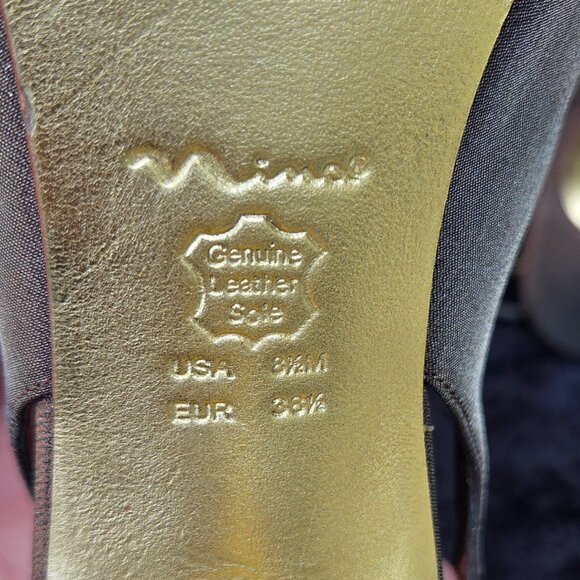 Nina Ireland GS, Bronze Glimmer Slingback Pumps - Picture 8 of 11